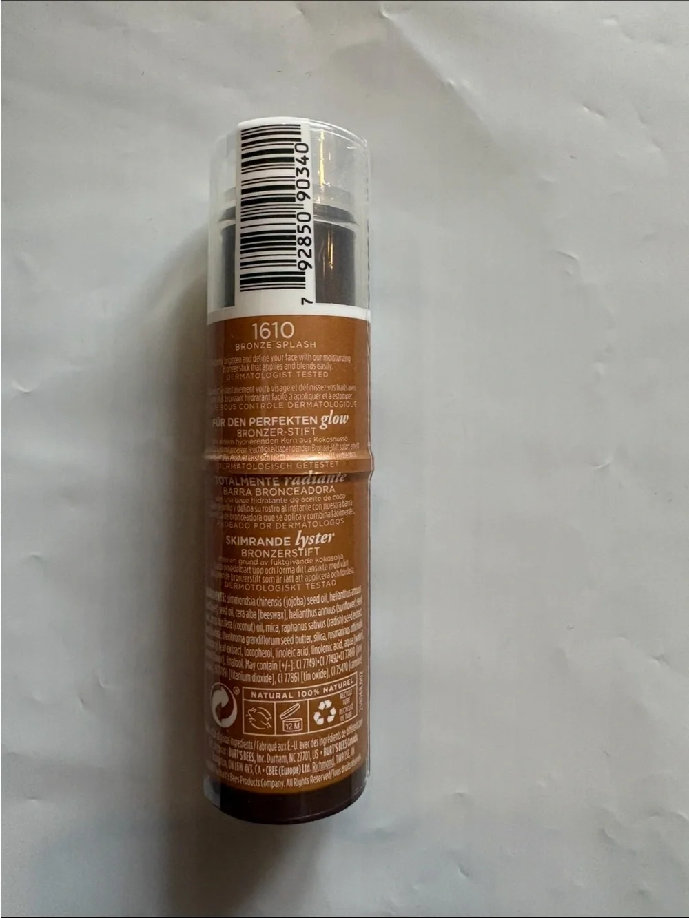 Burt's Bees Bronze Splash All Aglow Bronzer Stick